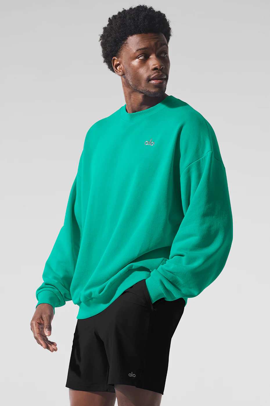 Accolade Crew Neck Pullover - Spruce Green