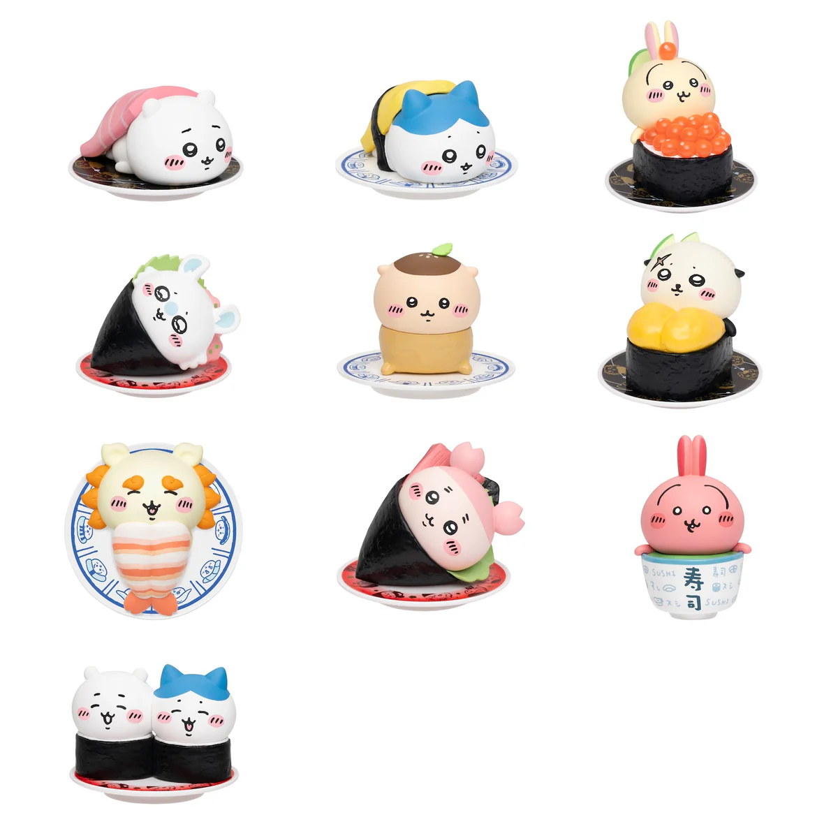 Chiikawa Sushi Figure Collection (10 types)