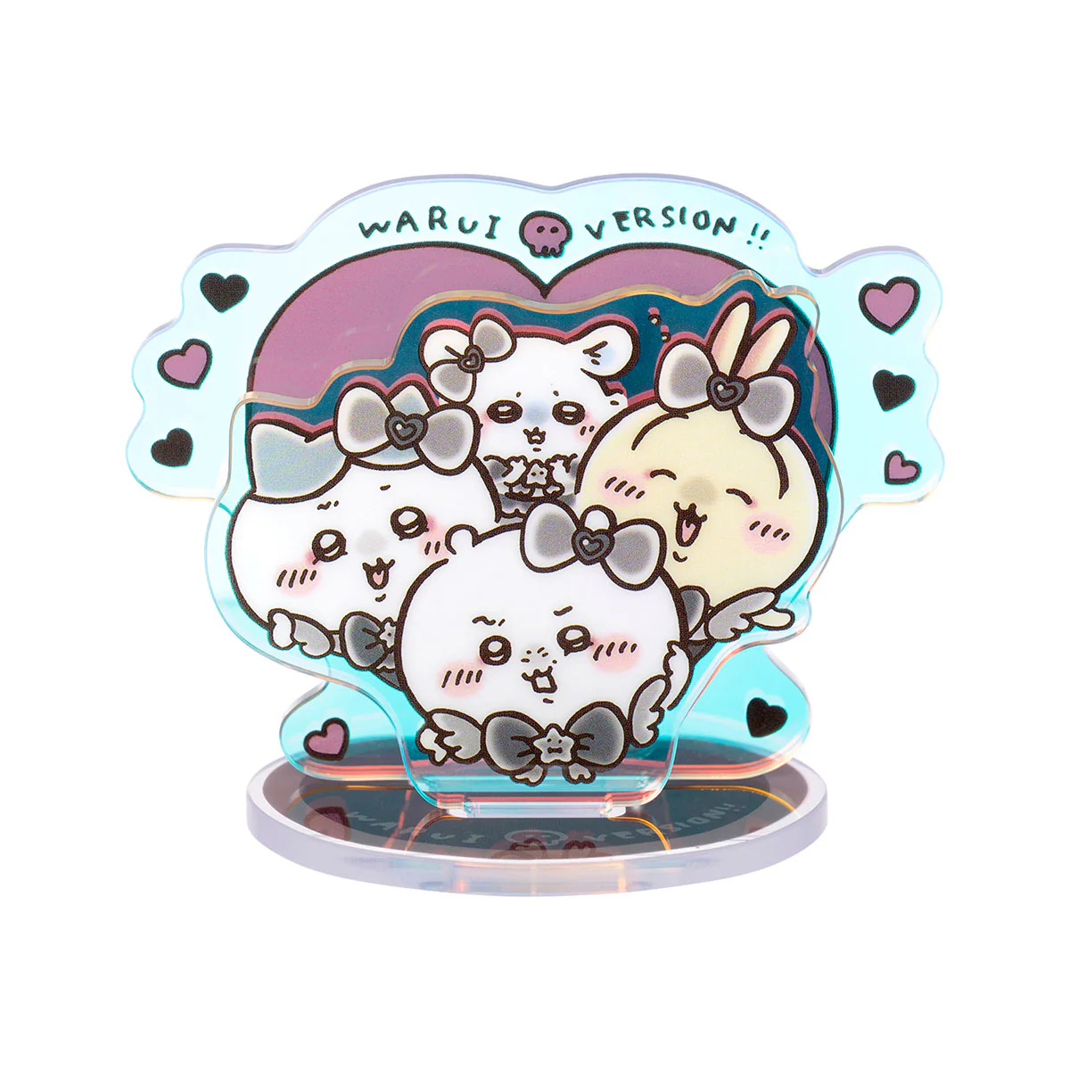 Chiikawa Magical Chiikawa Evil Version Layered Acrylic Stand (Heart)
