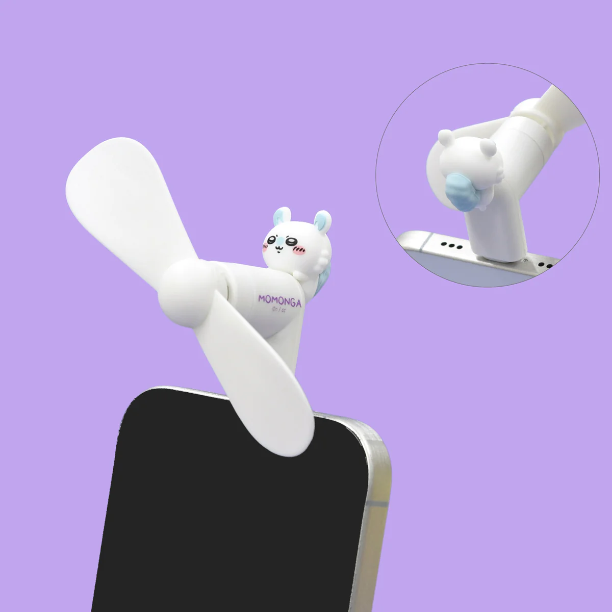 Chiikawa Mini Cool Fan for USB Type-C (Momonga)