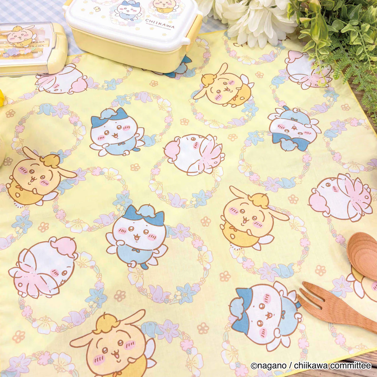 Chiikawa Lunch Cloth (Fairy Flower)