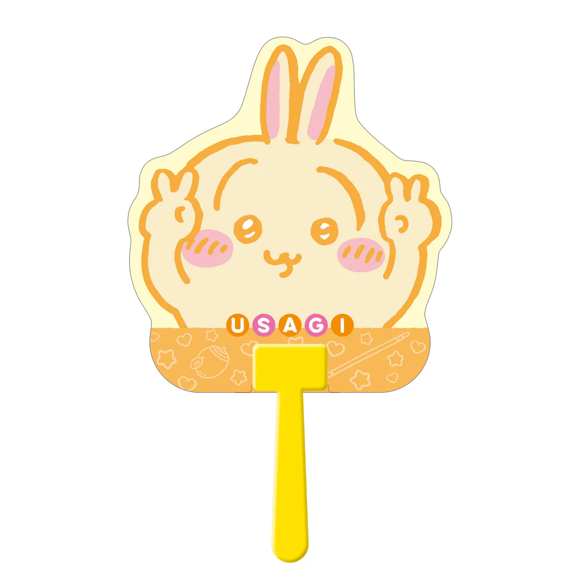 Chiikawa Die-Cut Fan (Usagi 4)