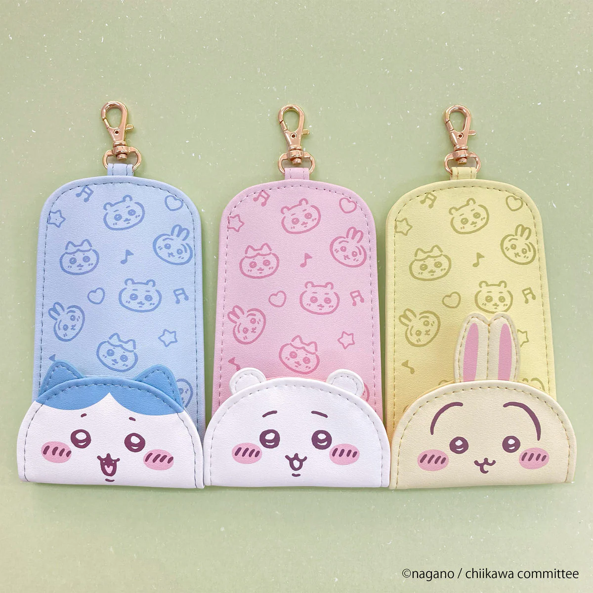 Chiikawa Retractable Key Case (Hachiware)