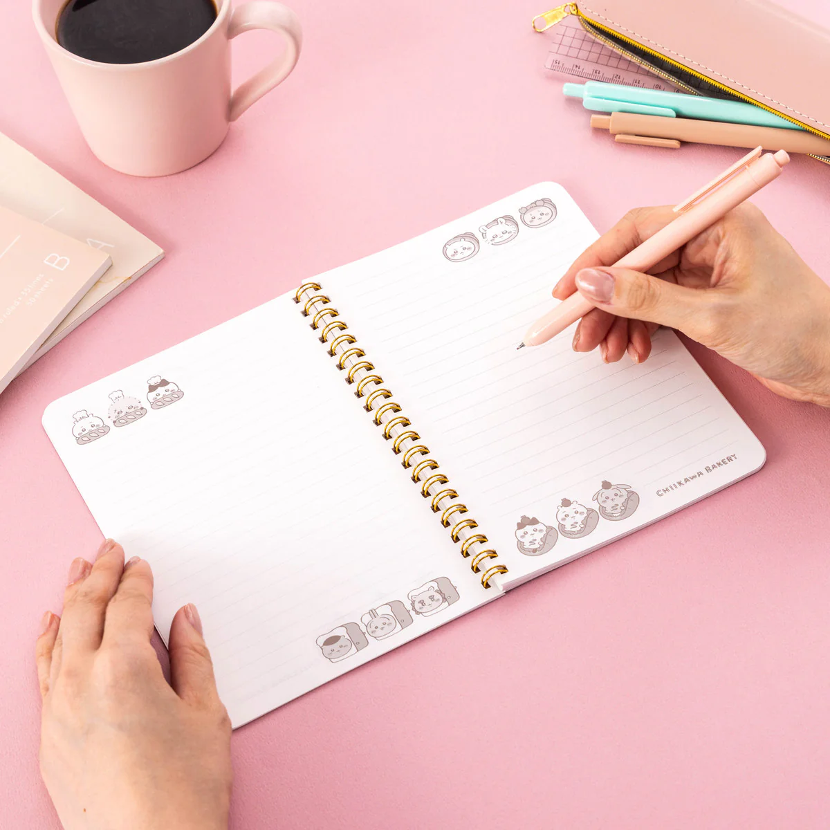 Chiikawa Bakery B6 Ring Notebook