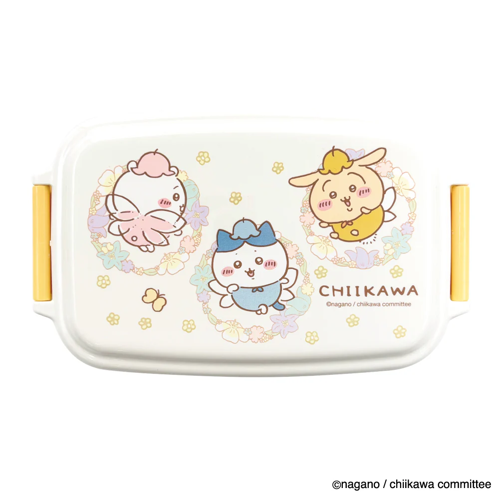Chiikawa Square 1-Tier Lunch Box (Fairy Flower)
