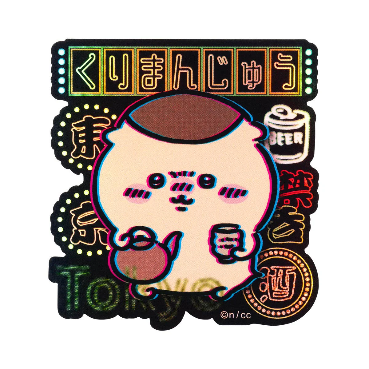 Chiikawa Tokyo Chiikawa Smartphone-sized Sticker (Kurimanju)