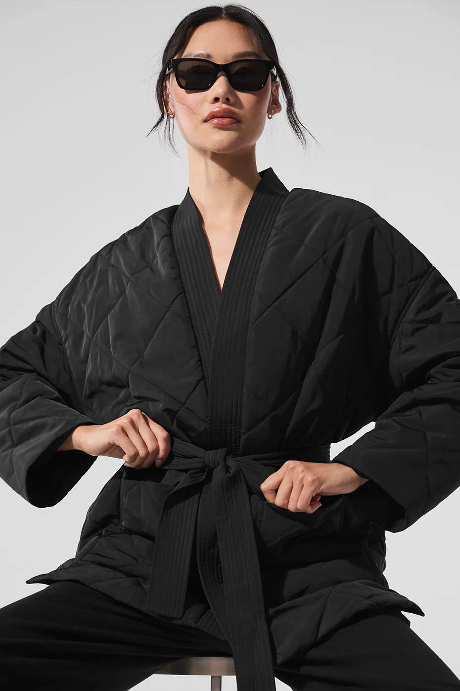 Urbanite Wrap Puffer - Black