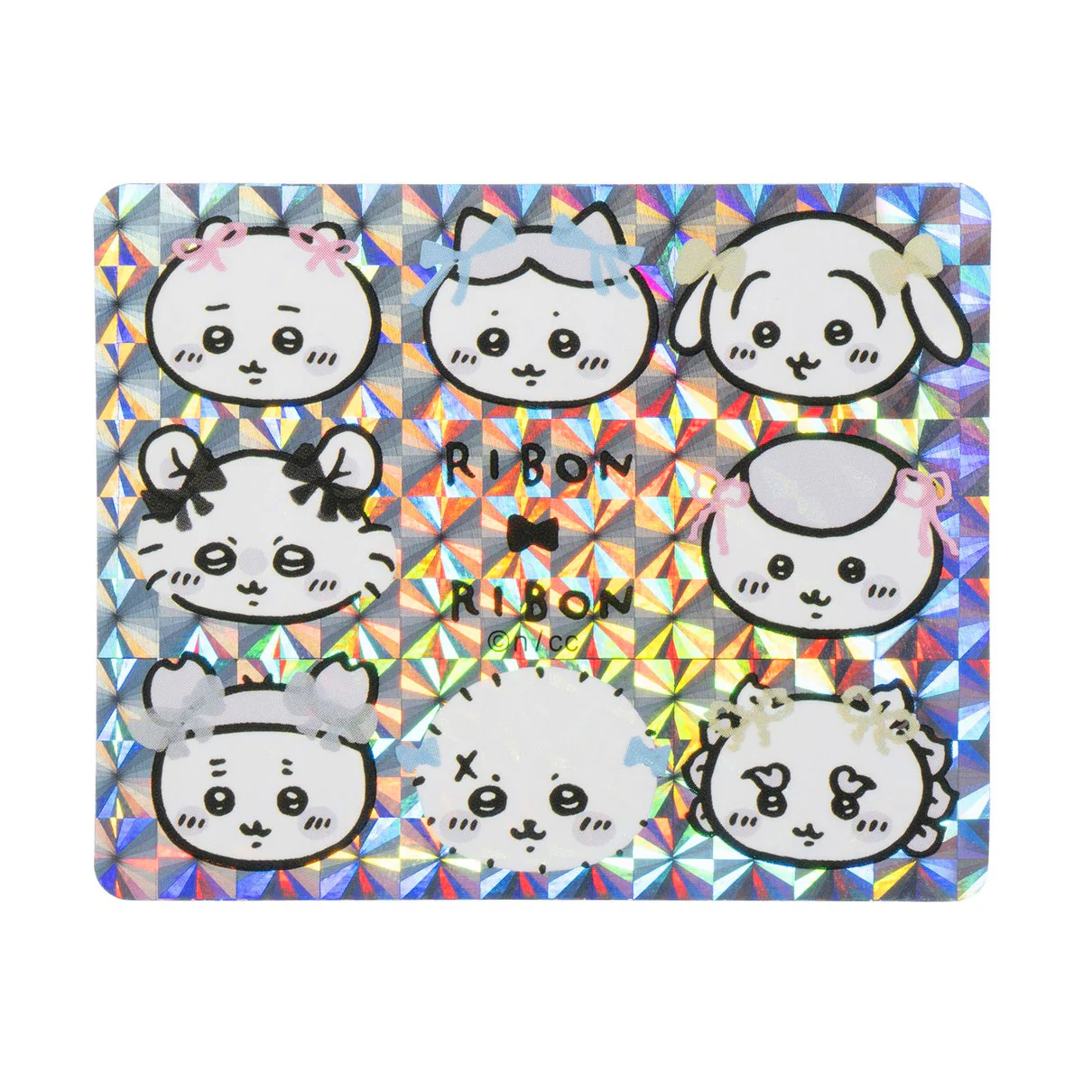 Chiikawa Smartphone-sized Hologram Sticker (RIBON)