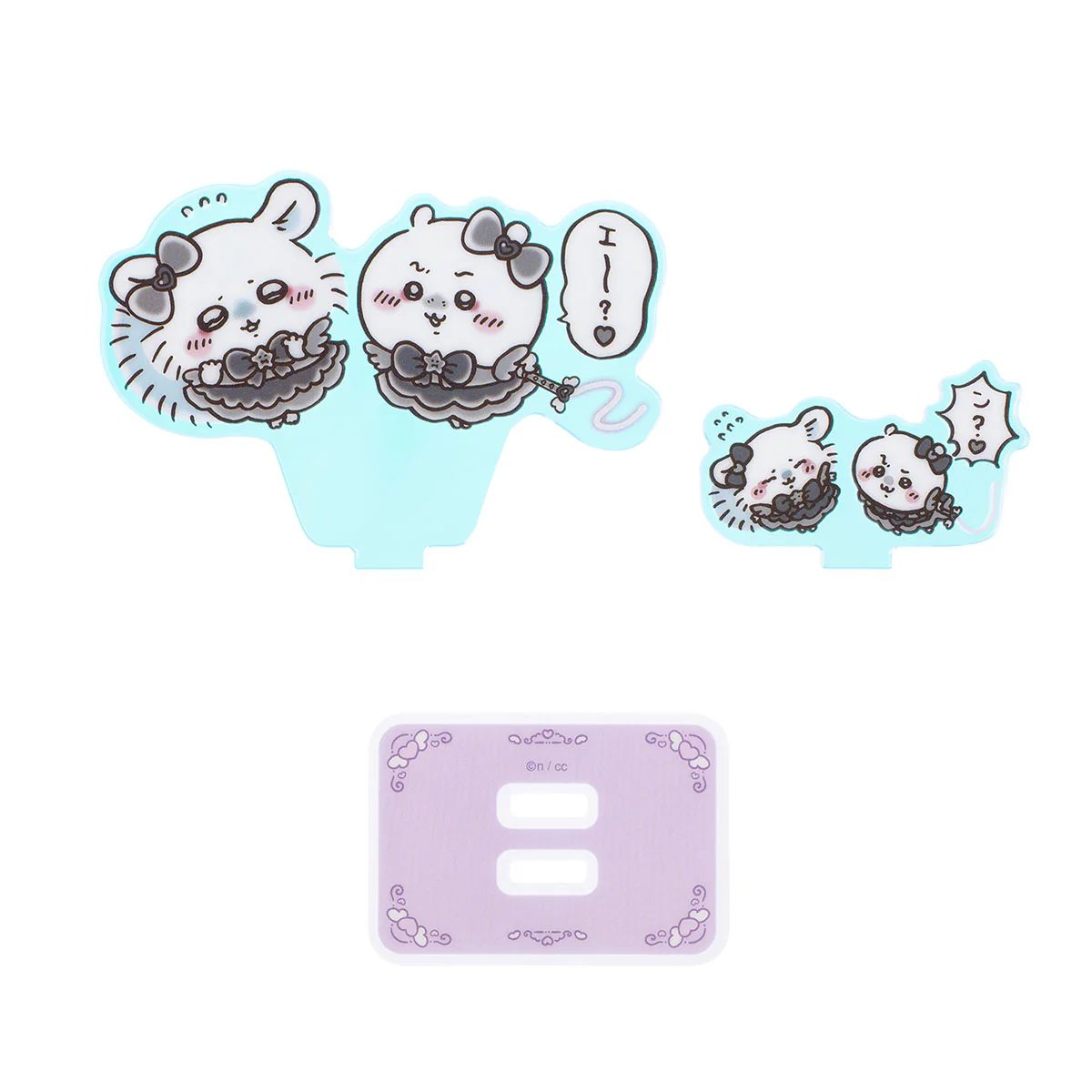 Chiikawa Magical Chiikawa Evil Version Layered Acrylic Stand (Chiikawa & Momonga)