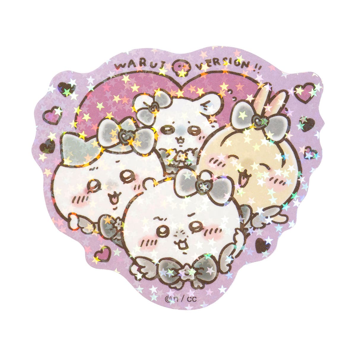 Chiikawa Magical Chiikawa Evil Version Hologram Sticker (Heart)