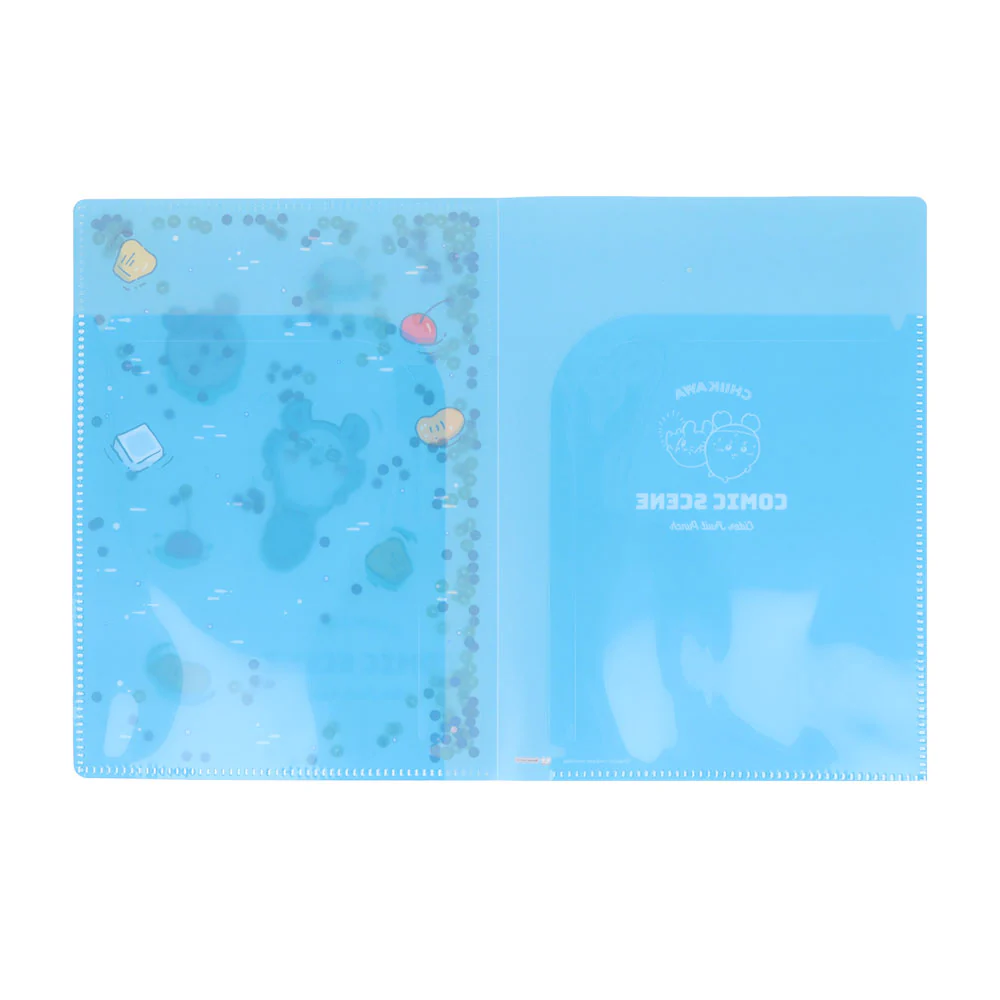 Chiikawa Sequin Clear File A5W (Fruit Punch・Day)