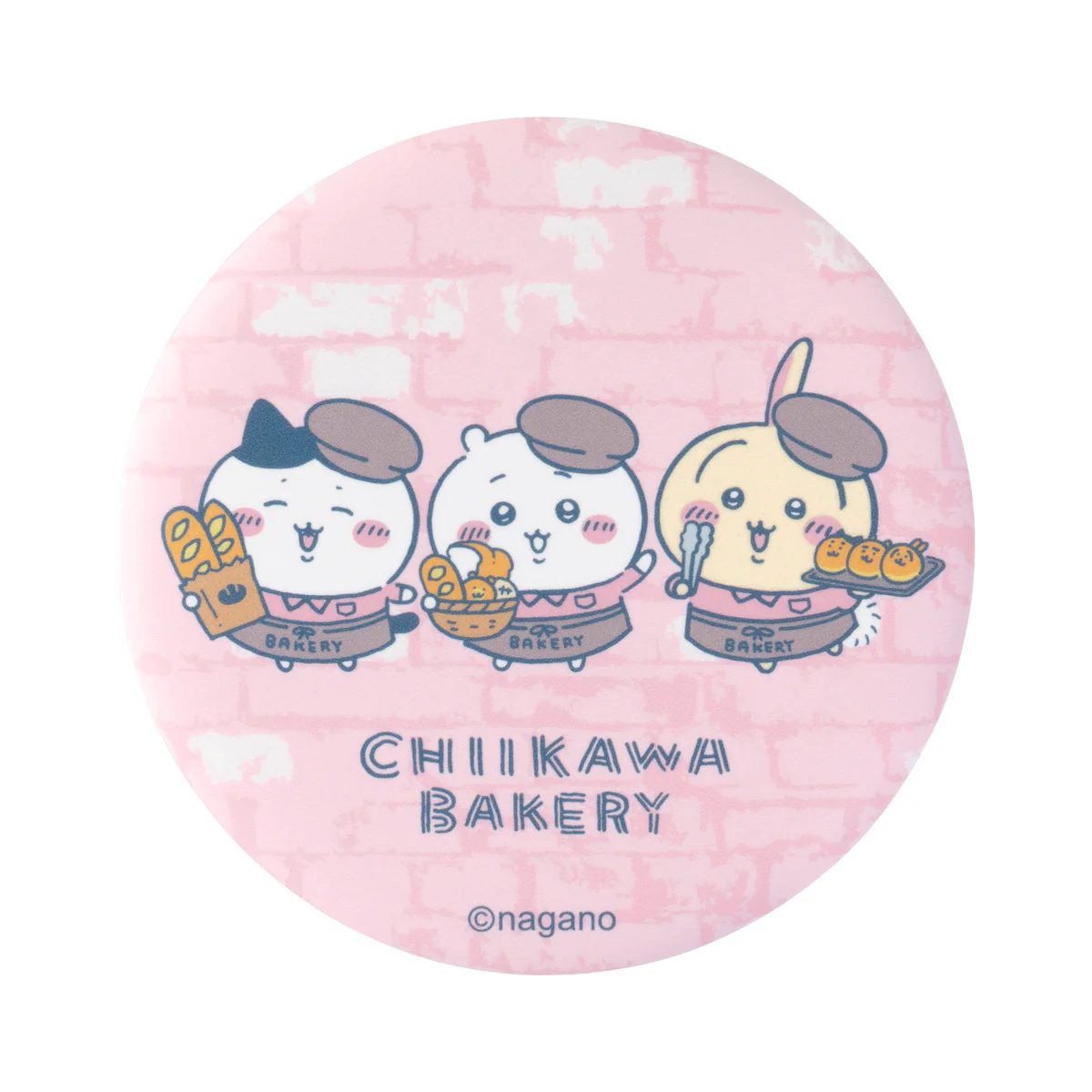Chiikawa Bakery Trading Matte Can Badge (9 Types)