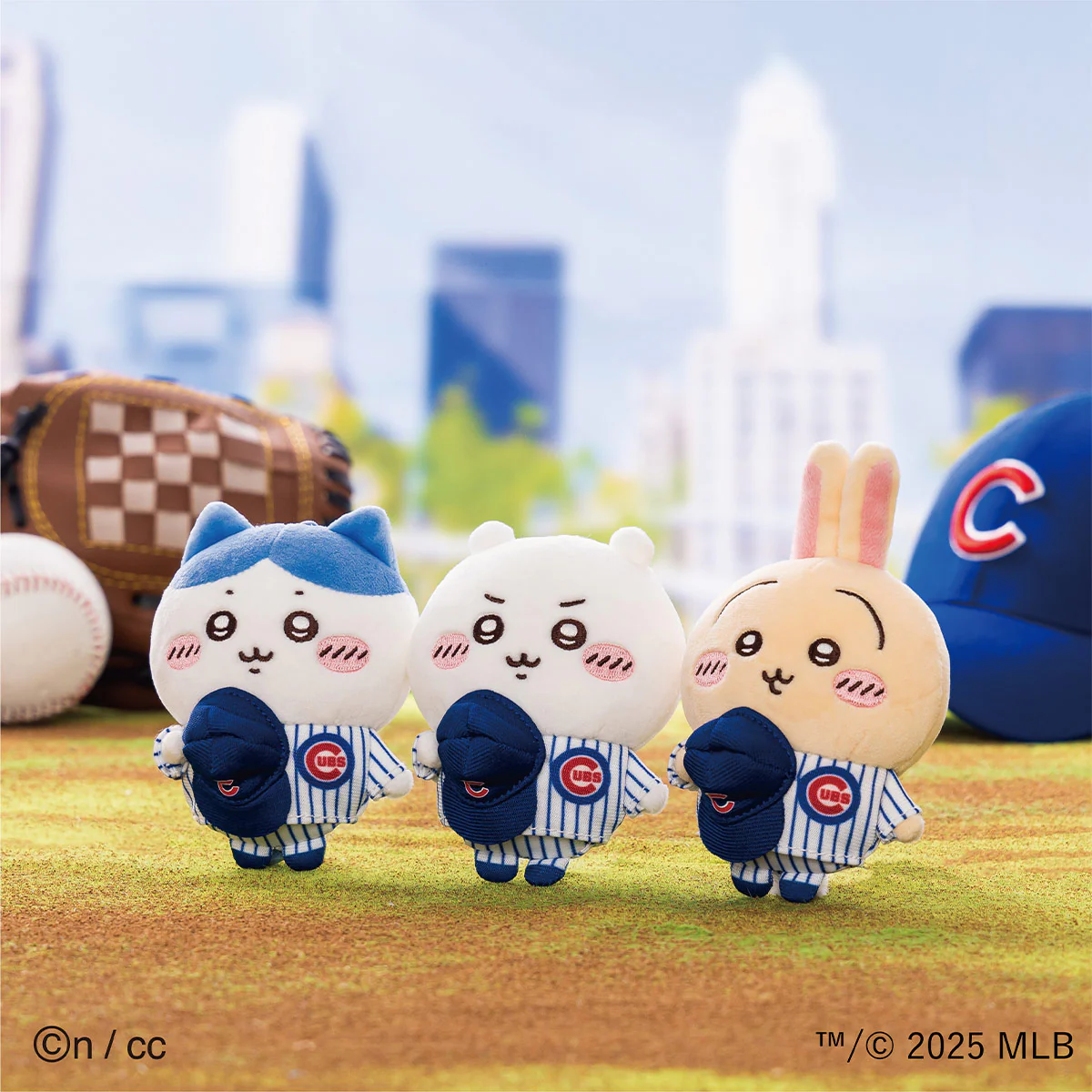 Chiikawa×MLB TOKYO SERIES Mascot Usagi (Cubs)