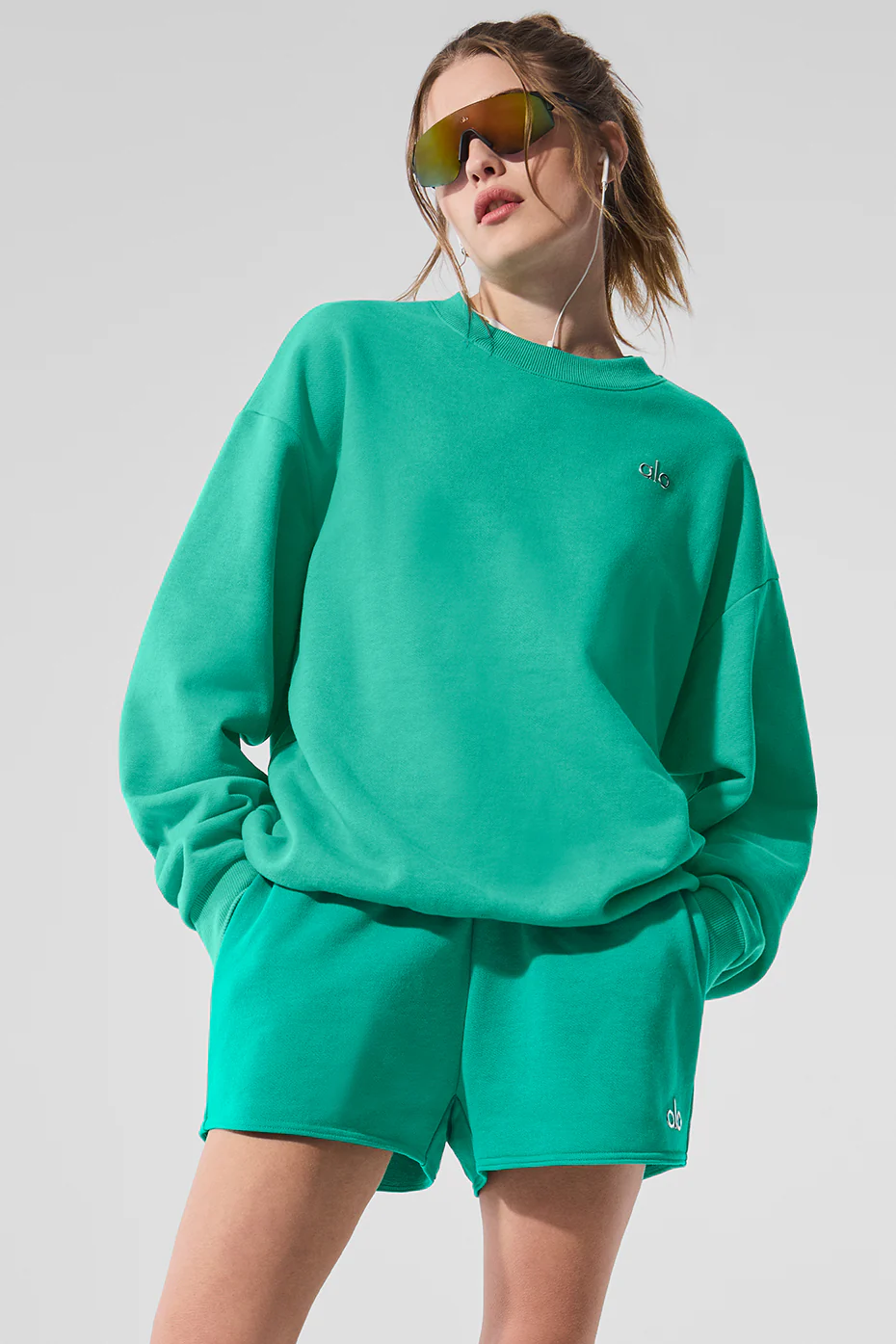 Accolade Crew Neck Pullover - Spruce Green