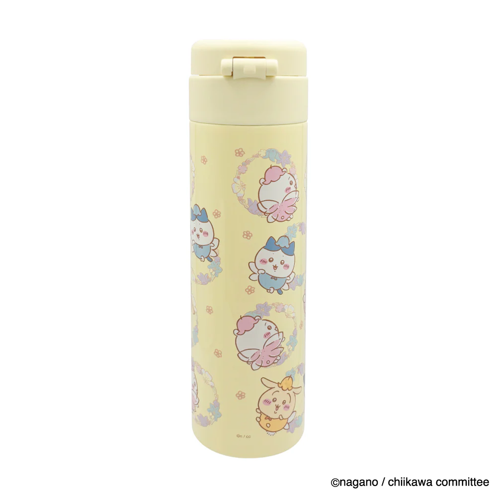 Chiikawa One-Touch Stainless Bottle 500ml (Fairy Flower)