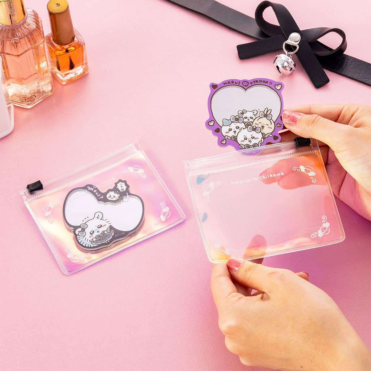 Chiikawa Magical Chiikawa Evil Version Mini Mirror with Case (Evil Momonga)