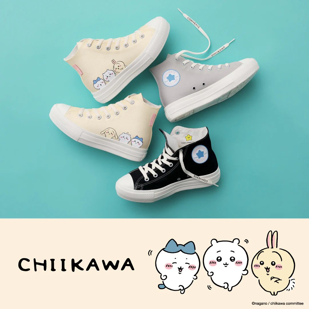 Chiikawa CONVERSE×Chiikawa ALL STAR LIGHT PLTS PT HI / CHIIKAWA CREAM  [Cannot be purchased with other items]