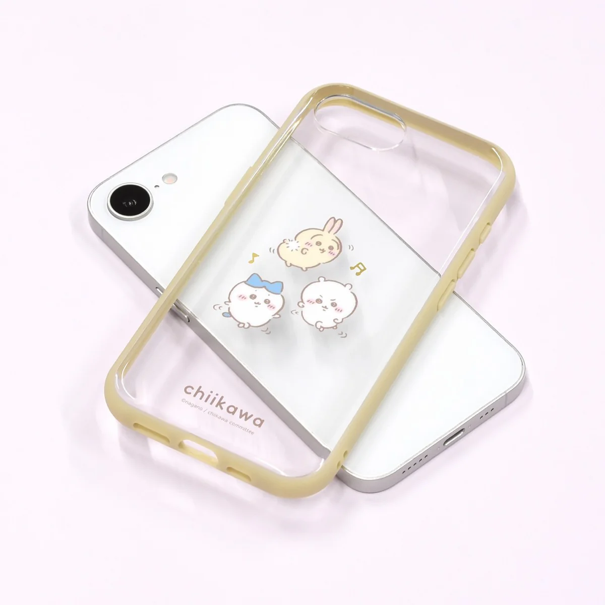 Chiikawa IIIIfit Clear iPhone 16e Compatible Case (Group)