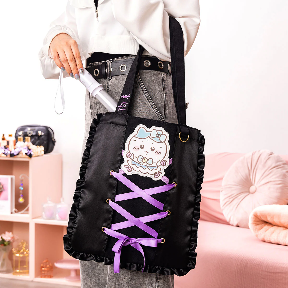 Chiikawa Magical Chiikawa Restrained Hachiware Tote Bag