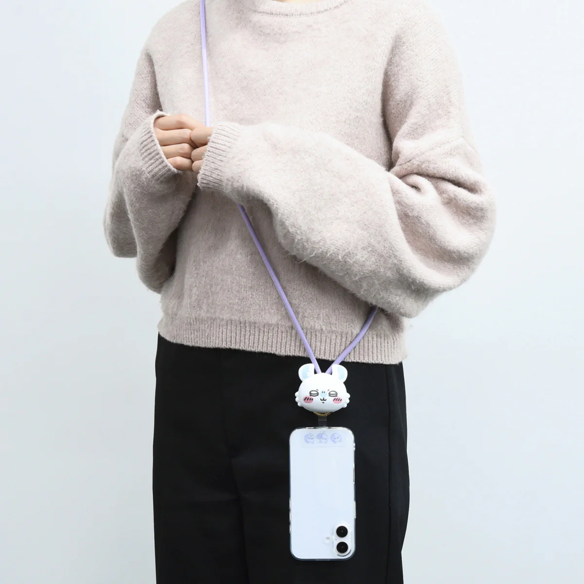 Chiikawa Multi-Ring Plus Mascot Strap (Momonga)