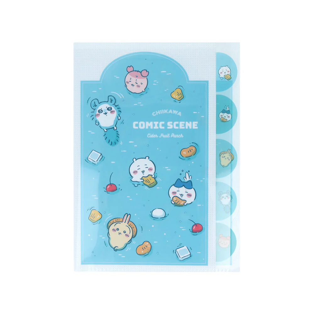 Chiikawa Die-cut Clear File 5P (Fruit Punch)