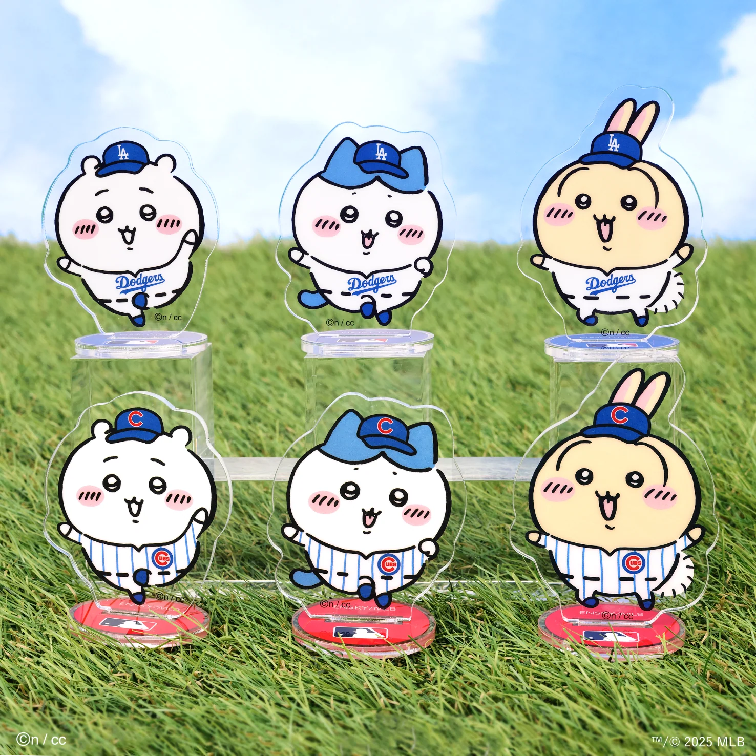Chiikawa×MLB TOKYO SERIES Acrylic Stand ⑥ Usagi (Cubs)