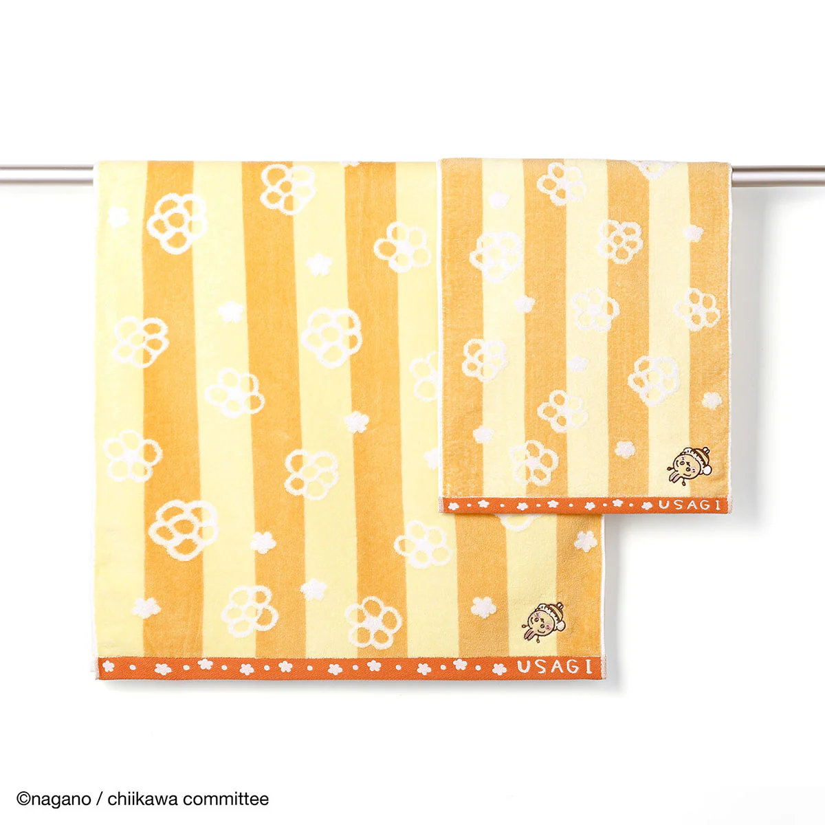 Chiikawa Bath Towel (Bees Yellow)