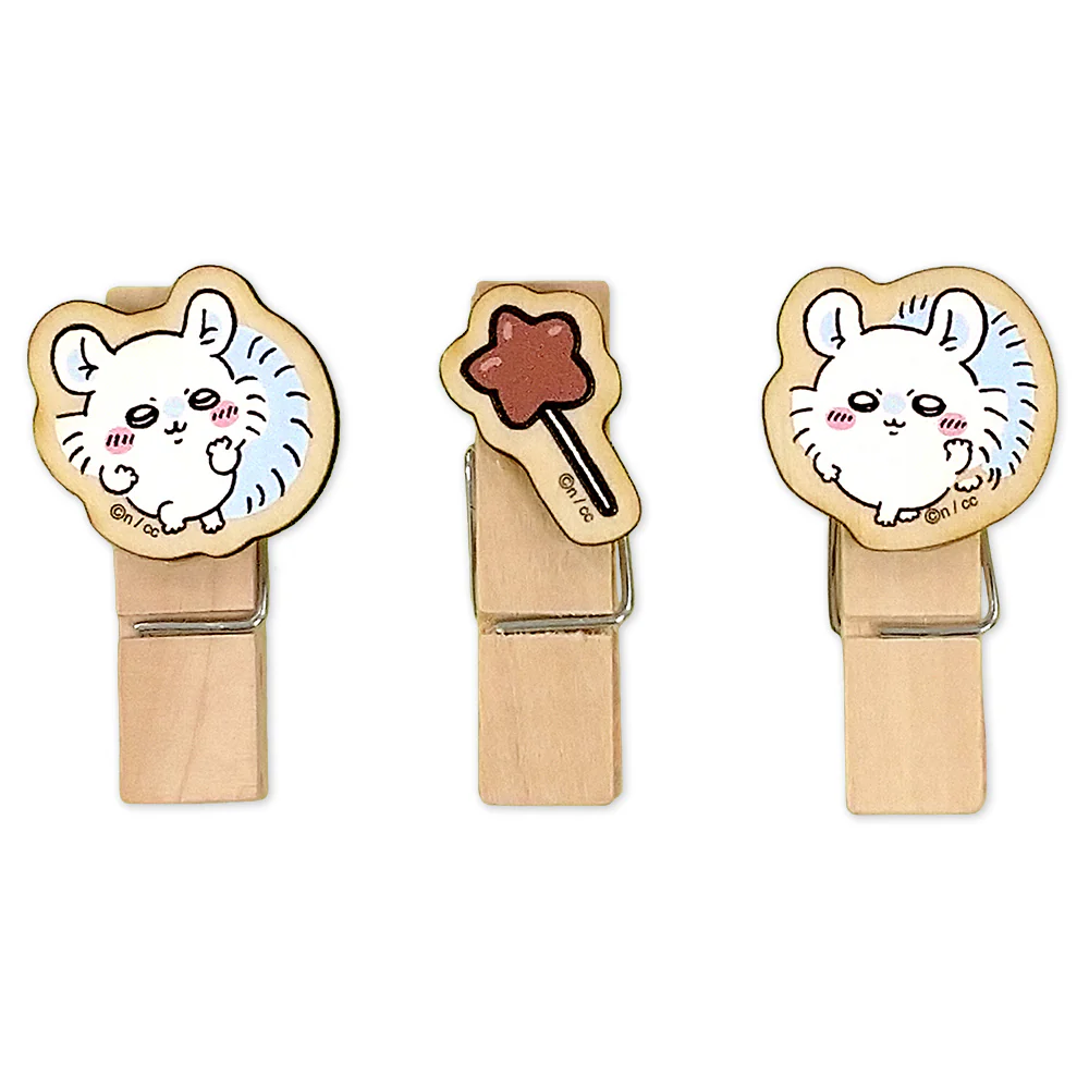 Chiikawa Wooden Clip (Momonga)