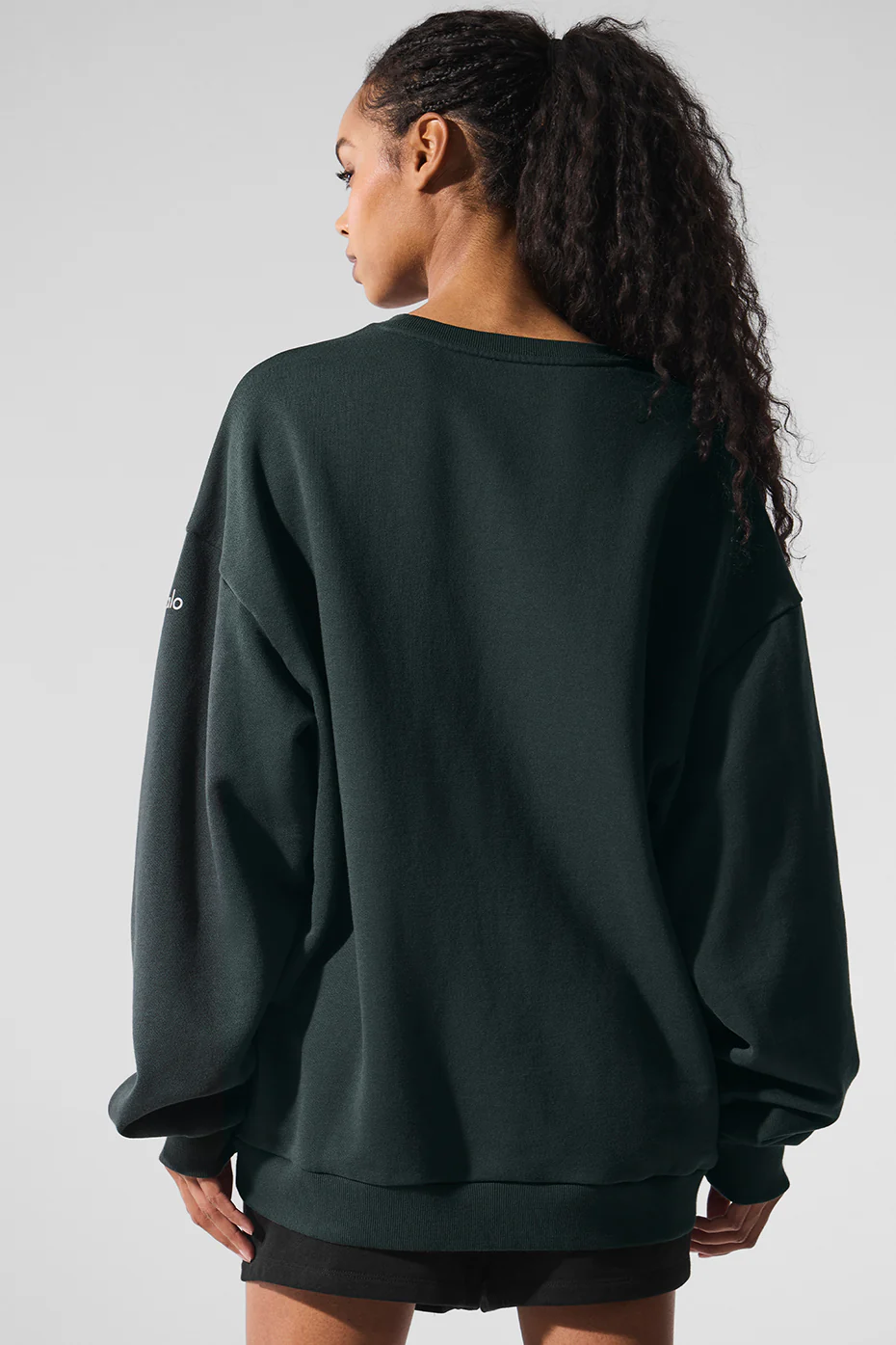 Chill Crew Neck Pullover - Charcoal Green