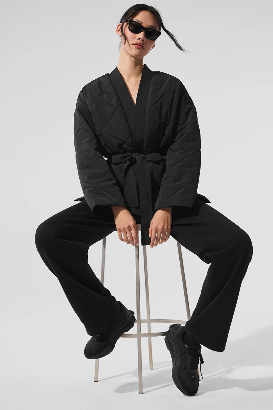 Urbanite Wrap Puffer - Black