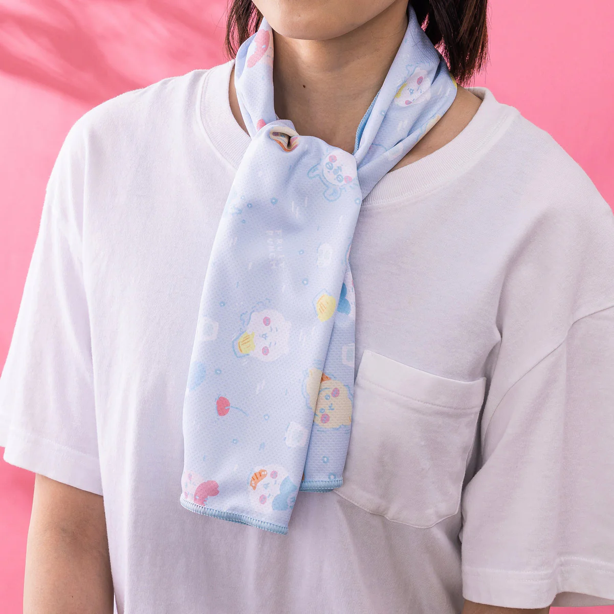 Chiikawa Cool Water-Absorbing Towel (Fruit Punch)