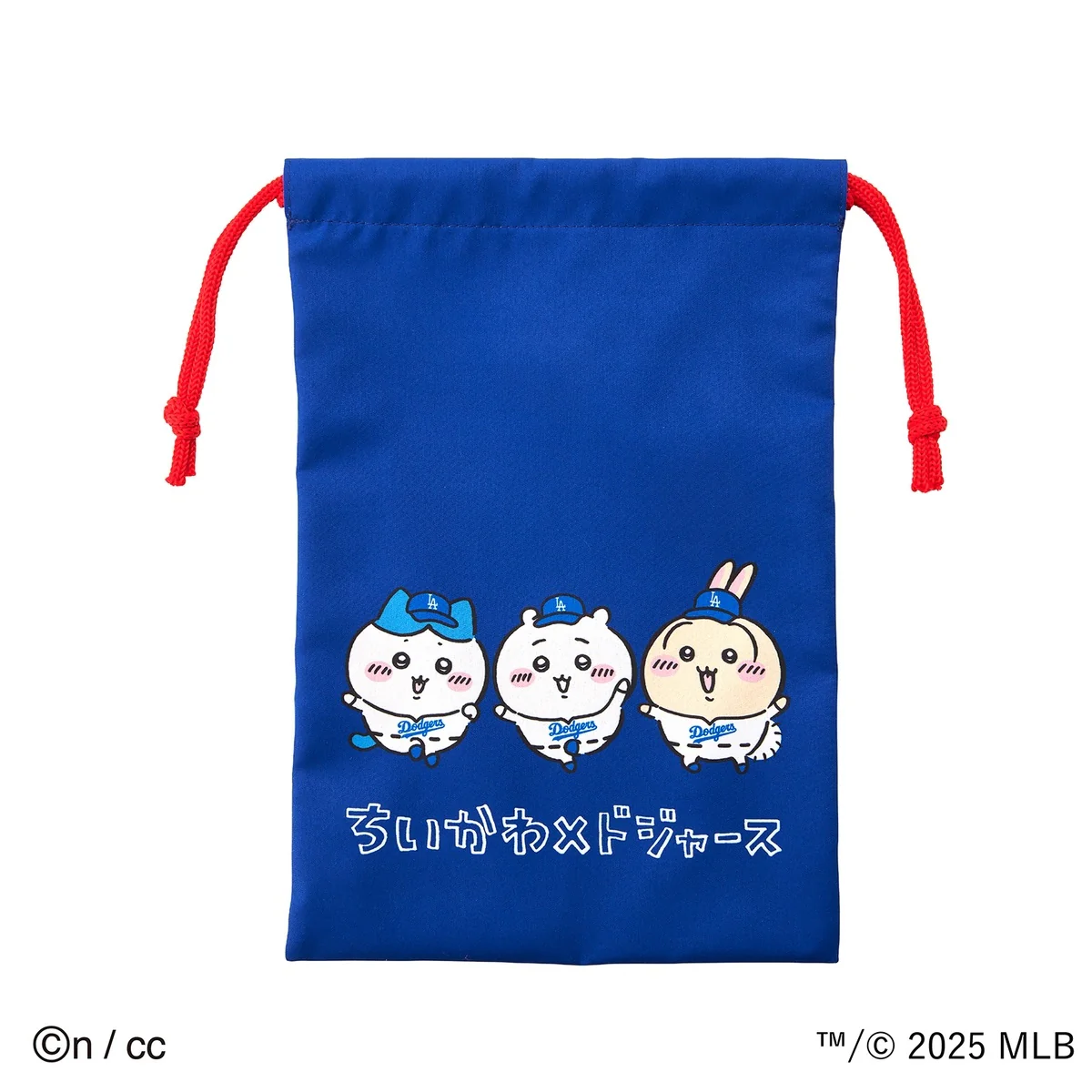 Chiikawa×MLB TOKYO SERIES Drawstring Pouch (Dodgers)