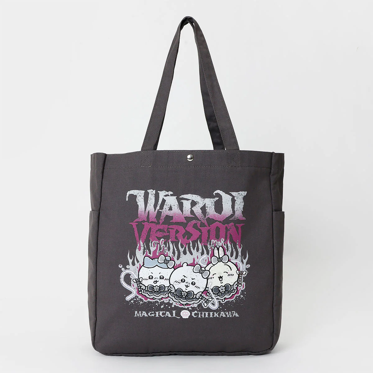Chiikawa Magical Chiikawa Tote Bag Evil Version Trio Charcoal