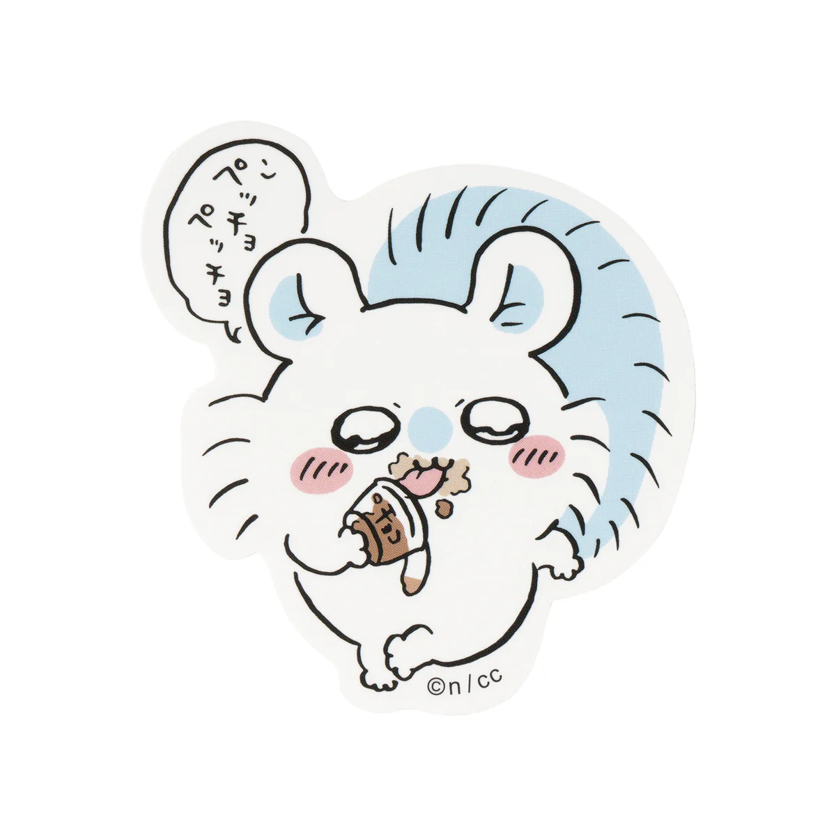 Chiikawa Smartphone-sized Sticker (Momonga Chocolate Pudding)