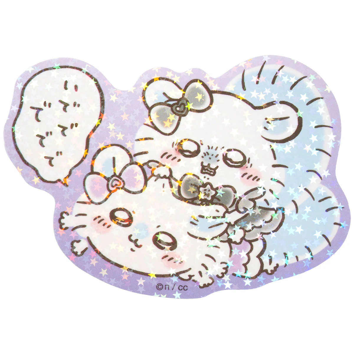 Chiikawa Magical Chiikawa Evil Version Hologram Sticker (Momonga)