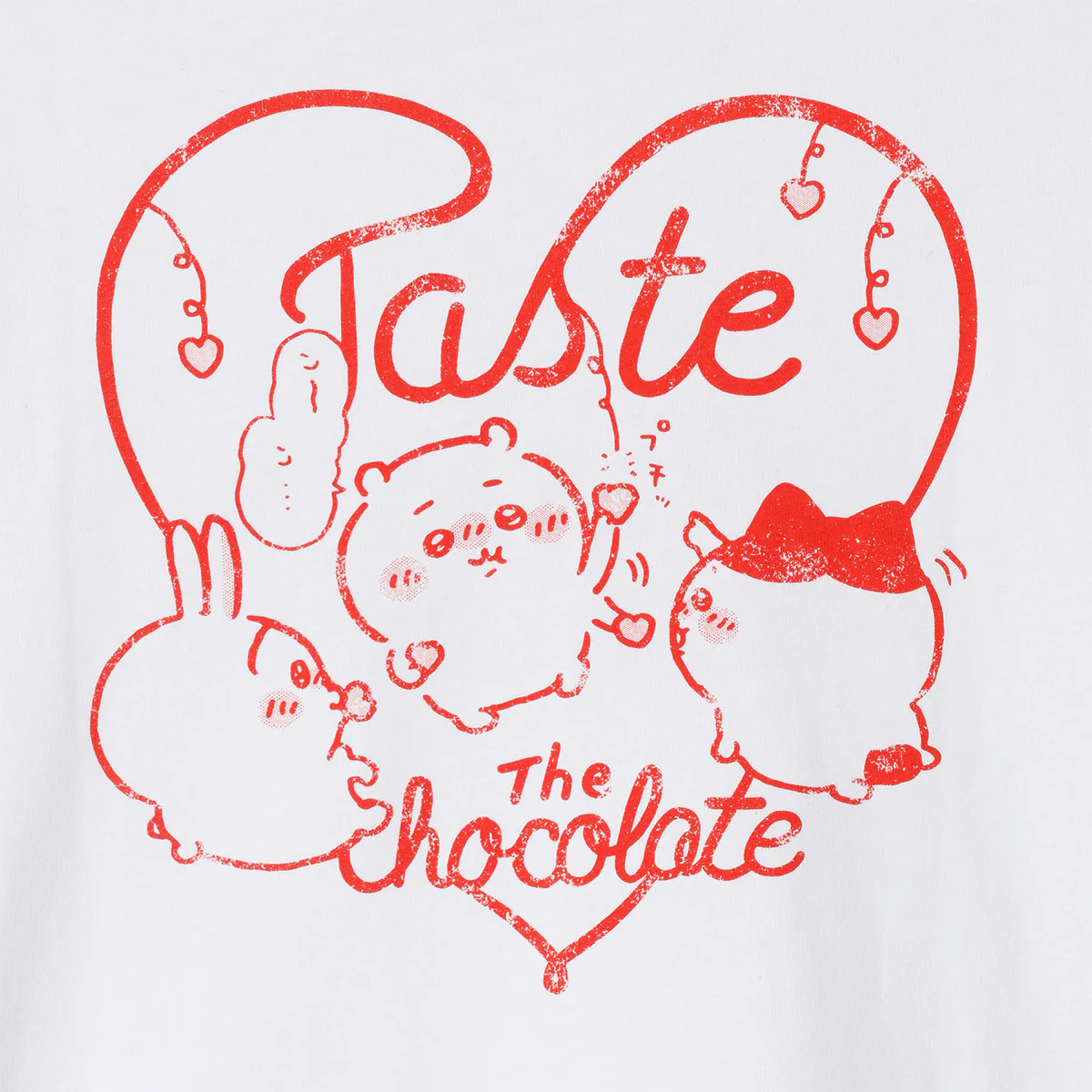 Chiikawa T-Shirt Heart White