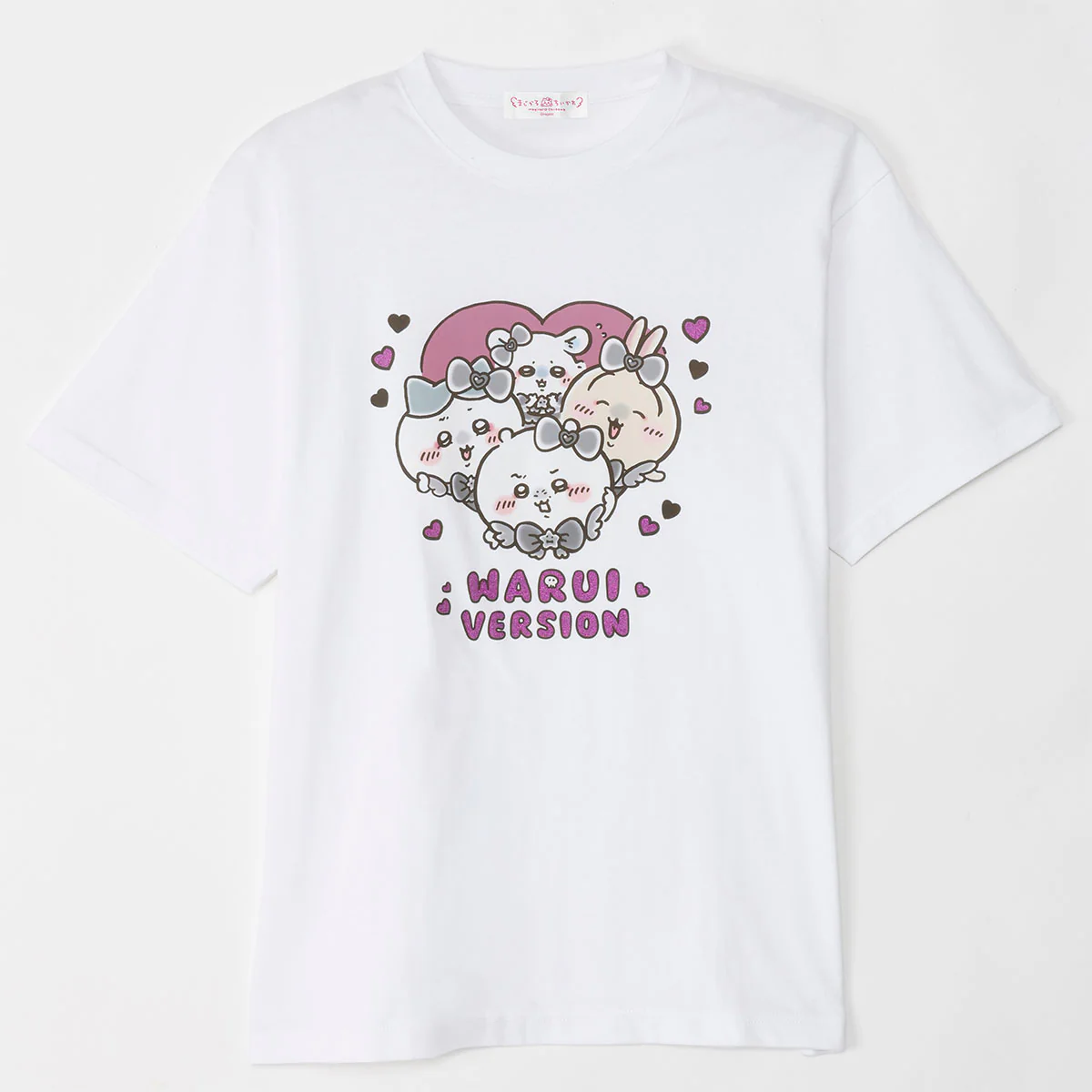 Chiikawa Magical Chiikawa T-Shirt Evil Version All White
