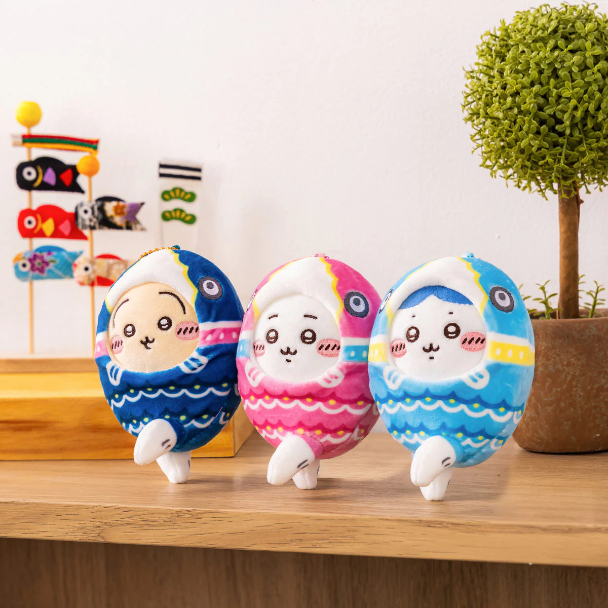 Chiikawa Koinobori Mascot (Hachiware)