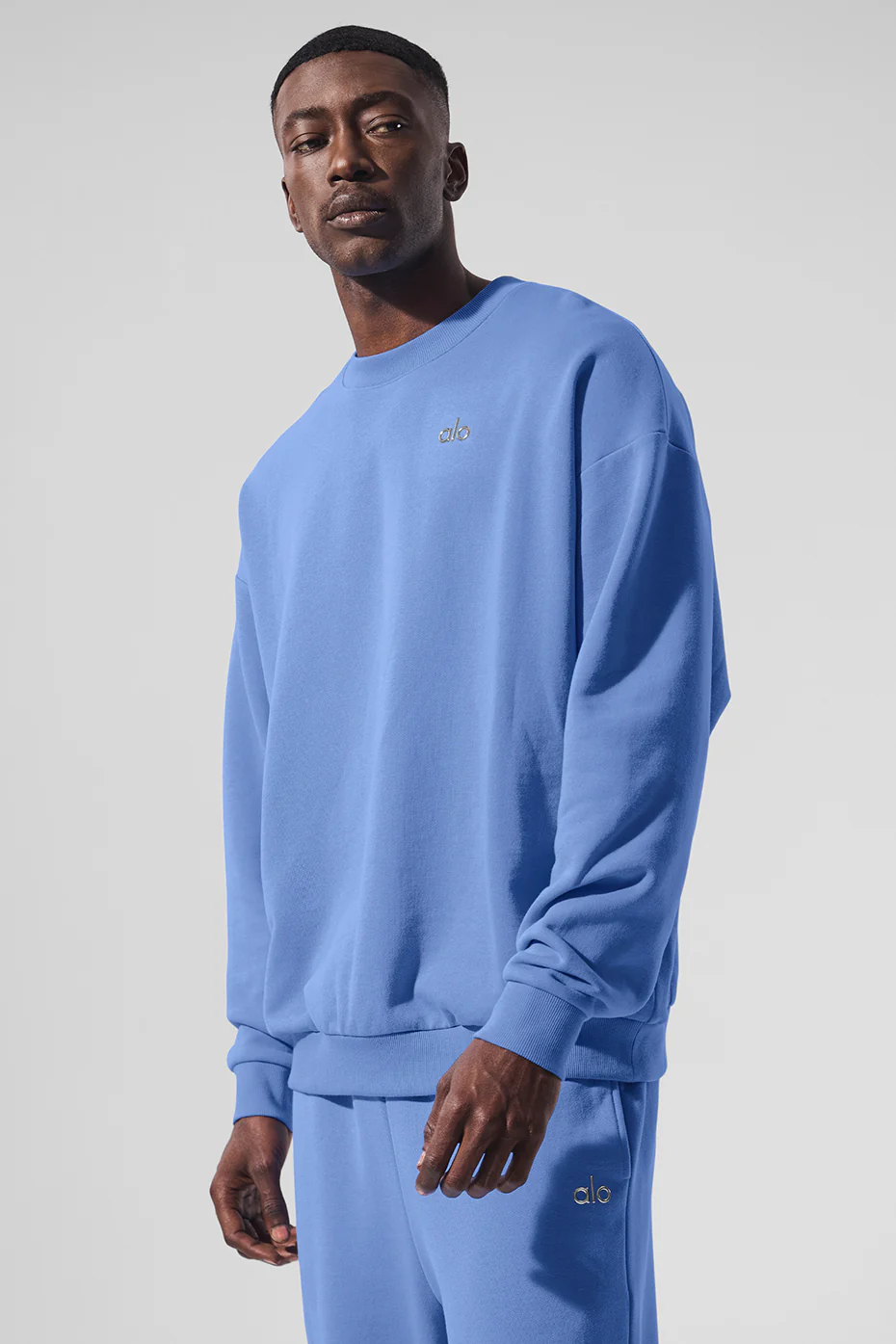 Accolade Crew Neck Pullover - Crystal Clear Blue
