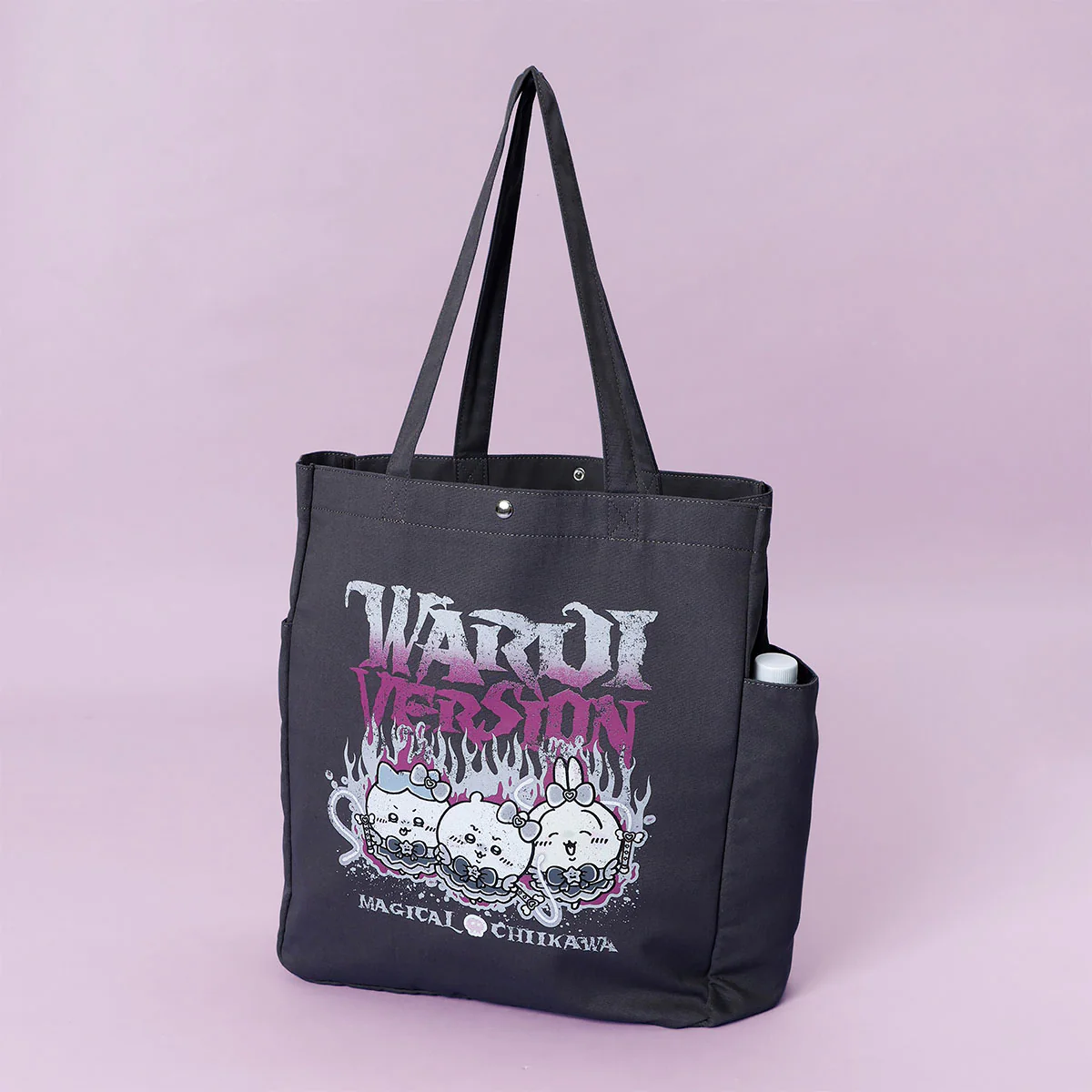 Chiikawa Magical Chiikawa Tote Bag Evil Version Trio Charcoal