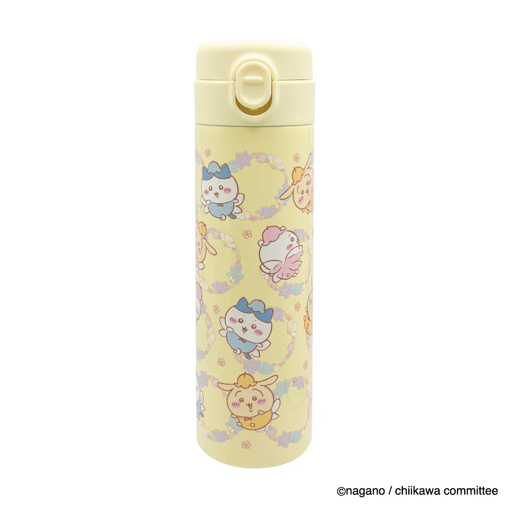 Chiikawa One-Touch Stainless Bottle 500ml (Fairy Flower)