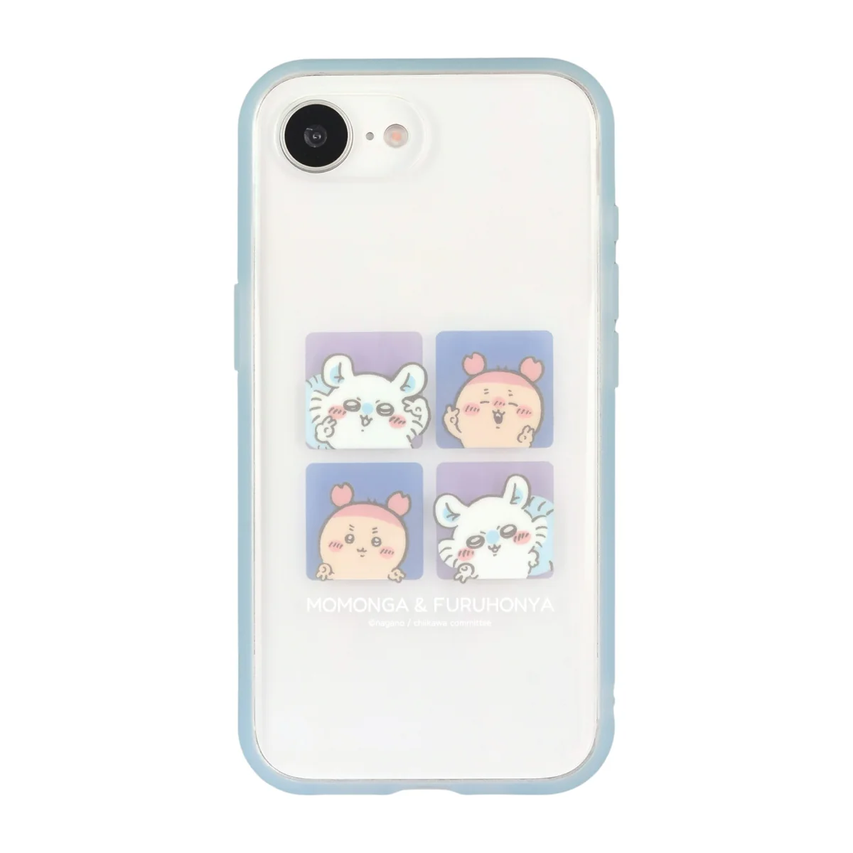 Chiikawa IIIIfit Clear iPhone 16e Compatible Case (Momonga & Furuhonya)