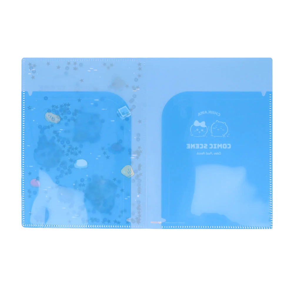 Chiikawa Sequin Clear File A5W (Fruit Punch・Night)