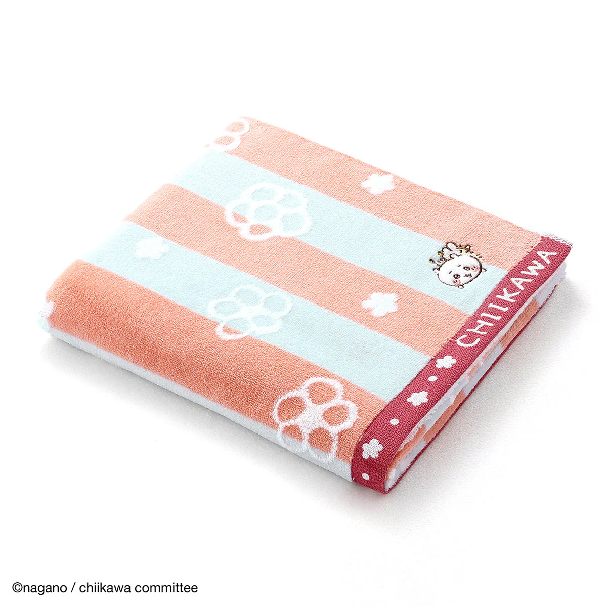 Chiikawa Bath Towel (Bees Pink)
