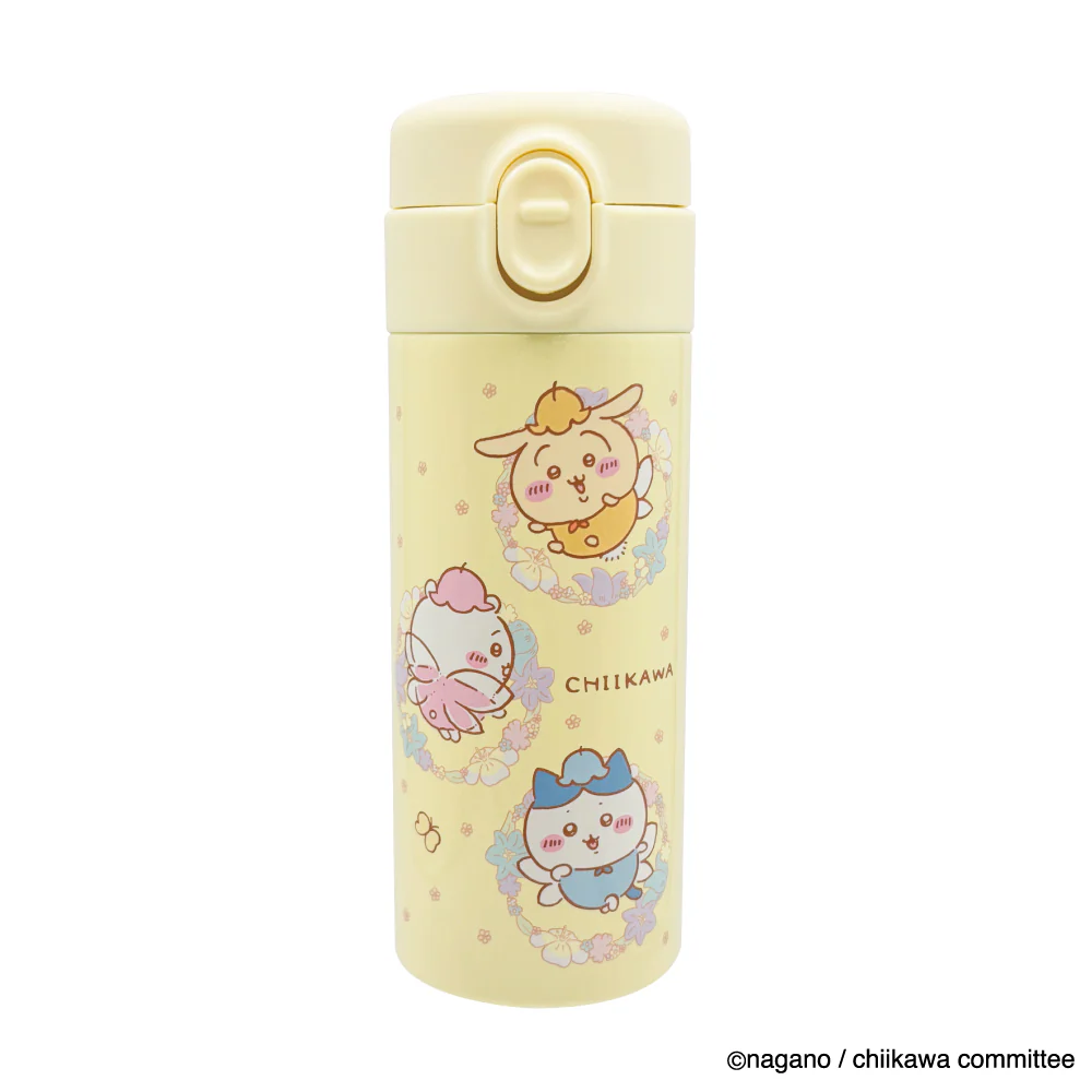 Chiikawa One-Touch Stainless Bottle 350ml (Fairy Flower)