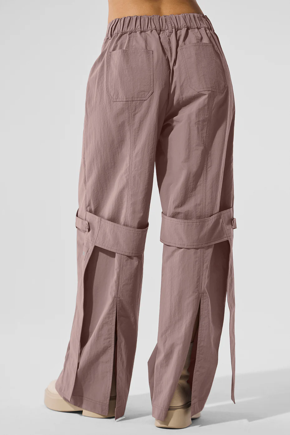 High-Waist Voyager Trouser - Mushroom