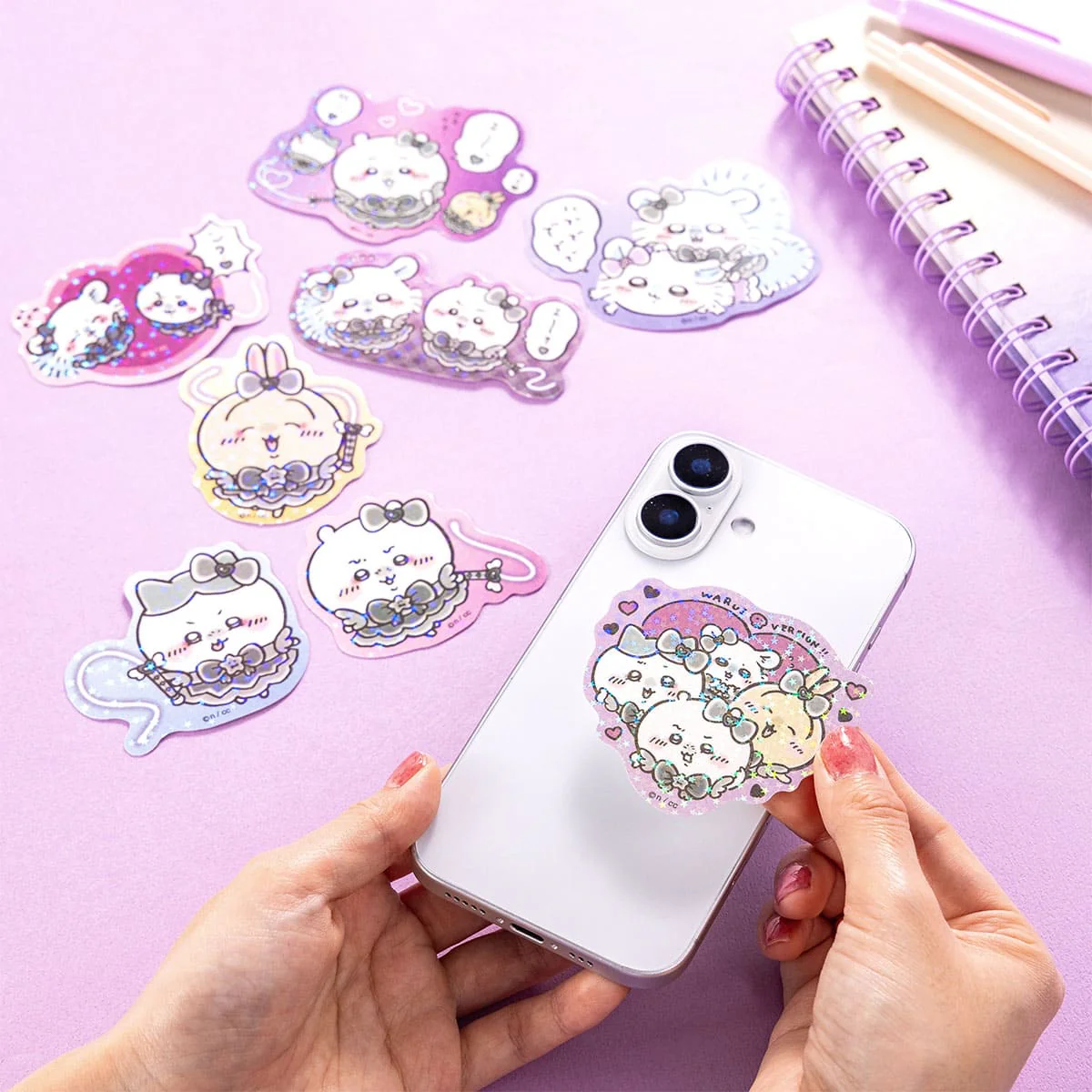 Chiikawa Magical Chiikawa Evil Version Hologram Sticker (Mm?)