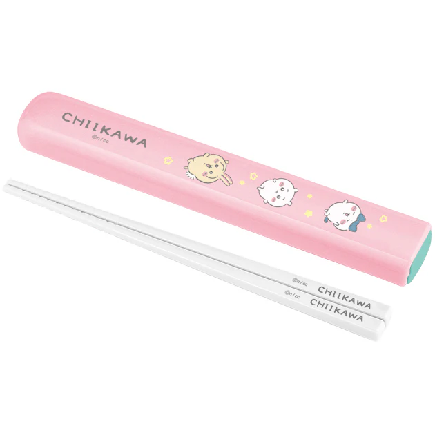 Chiikawa Sliding Lid Chopstick Case Set (Dance)