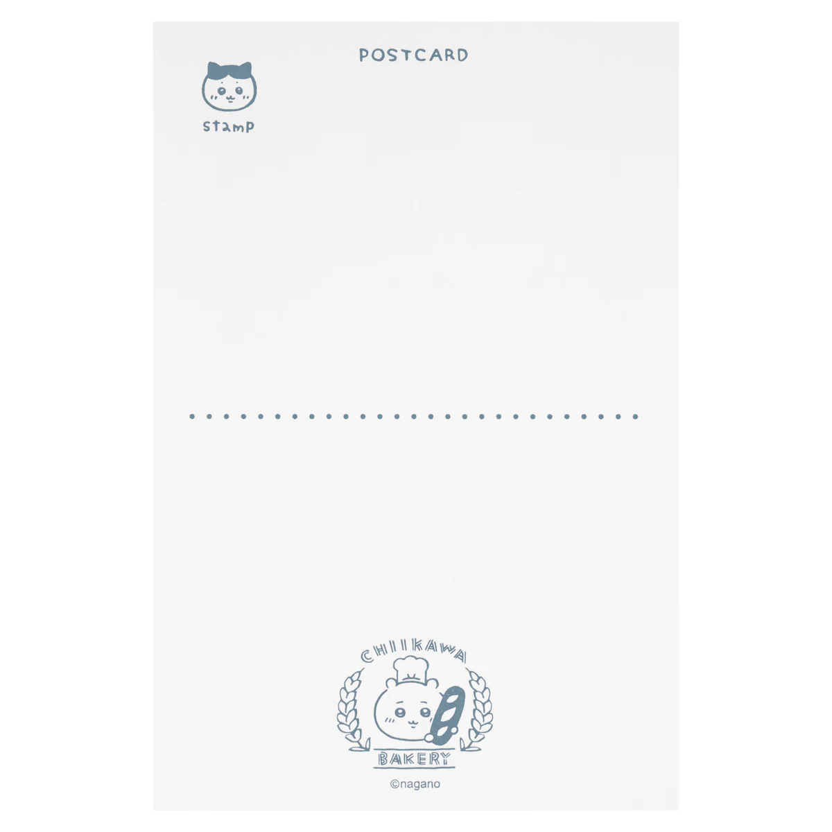 Chiikawa Bakery Letterpress Postcard (Tiny Faces)