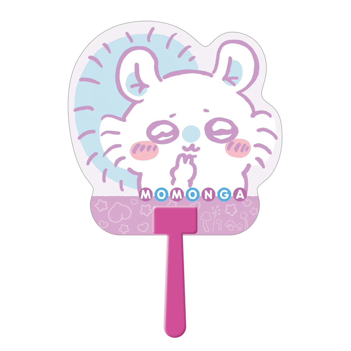Chiikawa Die-Cut Fan (Momonga 3)